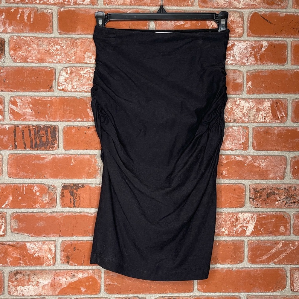 James Perse Ruched Tulip Hem Skirt - Picture 2 of 7